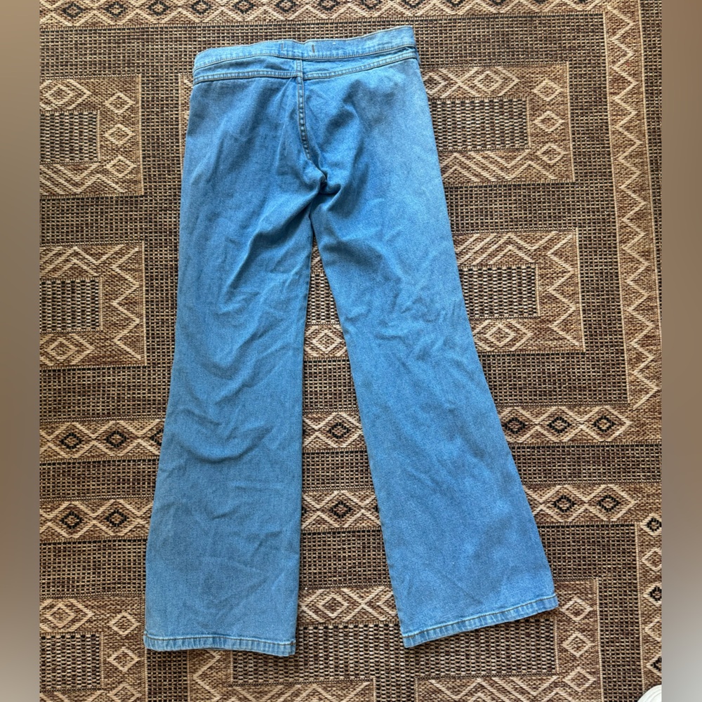 Vintage Laser Y2K Ultra Low Rise Bootcut Jeans Size Medium - Picture 5 of 6